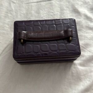 Purple Travel Jewelry Box